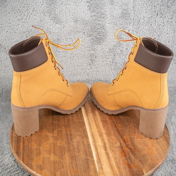 Women's Timberland Allington Mid Lace-Up Boot. Size 9 A1HLS A6334 Brown Leather - Picture 6 of 7